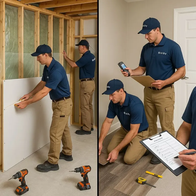 Repairs and Reconstruction process in Parole, MD
